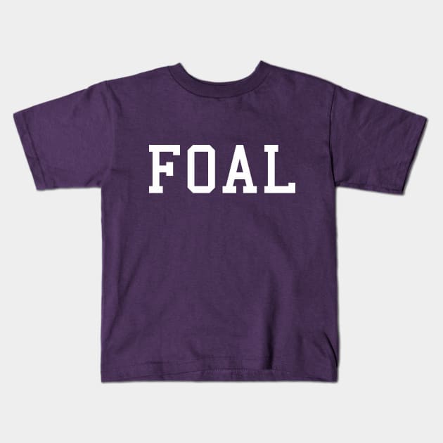 Foal Kids T-Shirt by Scottish Arms Dealer